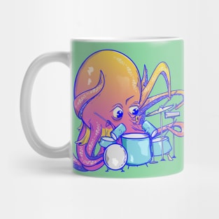 Octopus Drumming Mug